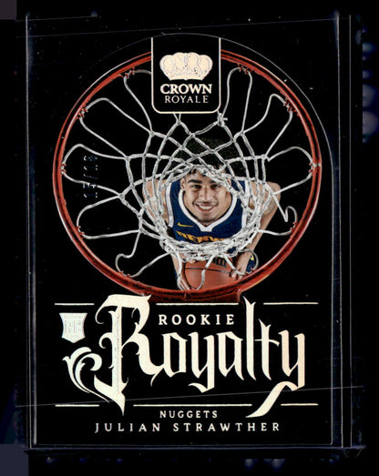 2023-24 Panini Crown Royale #37 Julian Strawther Rookie Royalty Silver #/18