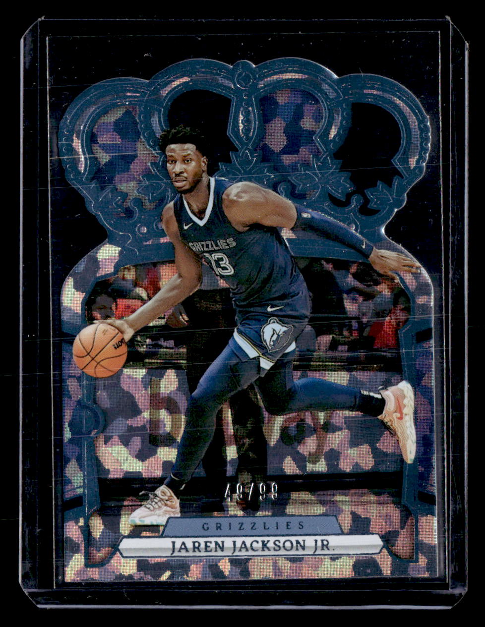 2023-24 Panini Crown Royale #16 Jaren Jackson Jr. Crystal Blue #/99