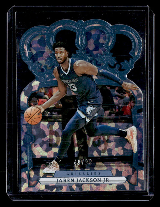 2023-24 Panini Crown Royale #16 Jaren Jackson Jr. Crystal Blue #/99