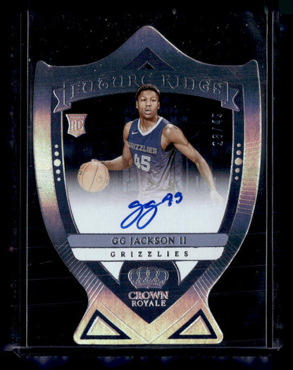 2023-24 Panini Crown Royale #FKS-GGJ GG Jackson II Future Kings Signatures #/49