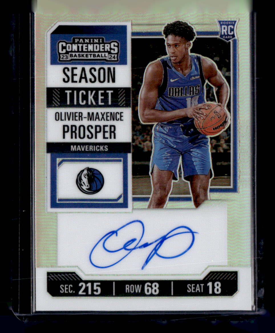 2023-24 Panini Contenders #131 Olivier-Maxence Prosper