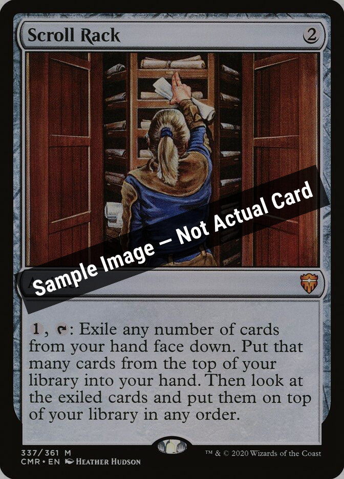 Magic,Commander Legends,Scroll Rack - 337,Normal,Near Mint — Sample Image, Not Actual Card