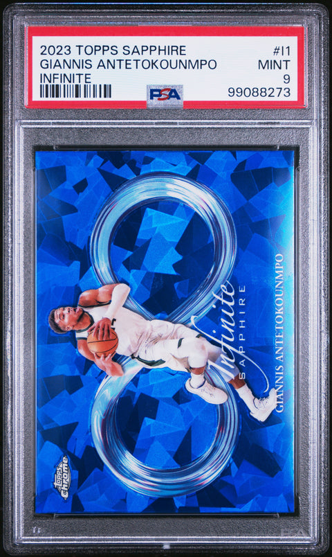 2023 Topps Chrome Sapphire Infinite #I1 Giannis Antetokounmpo PSA 9 99088273