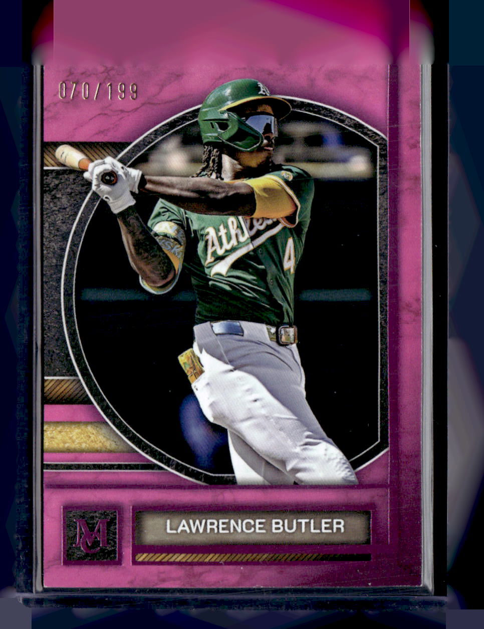2025 Topps Museum Collection #25 Lawrence Butler Pink Sapphire #/199