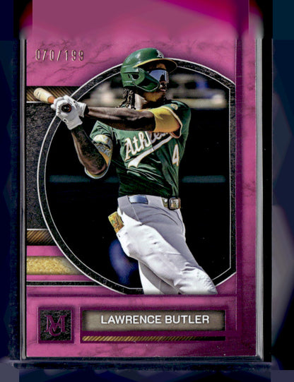 2025 Topps Museum Collection #25 Lawrence Butler Pink Sapphire #/199