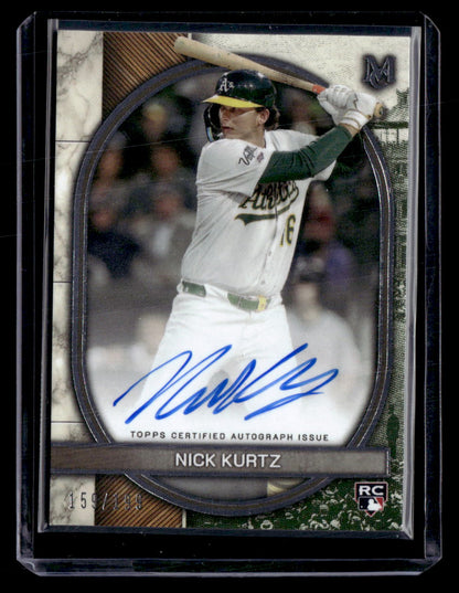 2025 Topps Museum Collection #AA-NK Nick Kurtz Archival Autographs