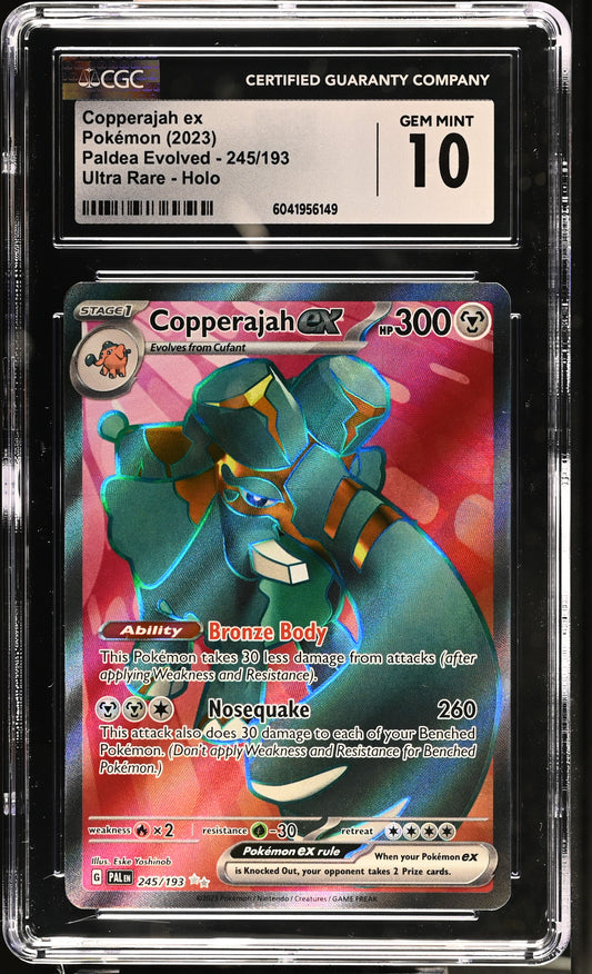 2023 Paldea Evolved #245/193 Copperajah ex CGC 10