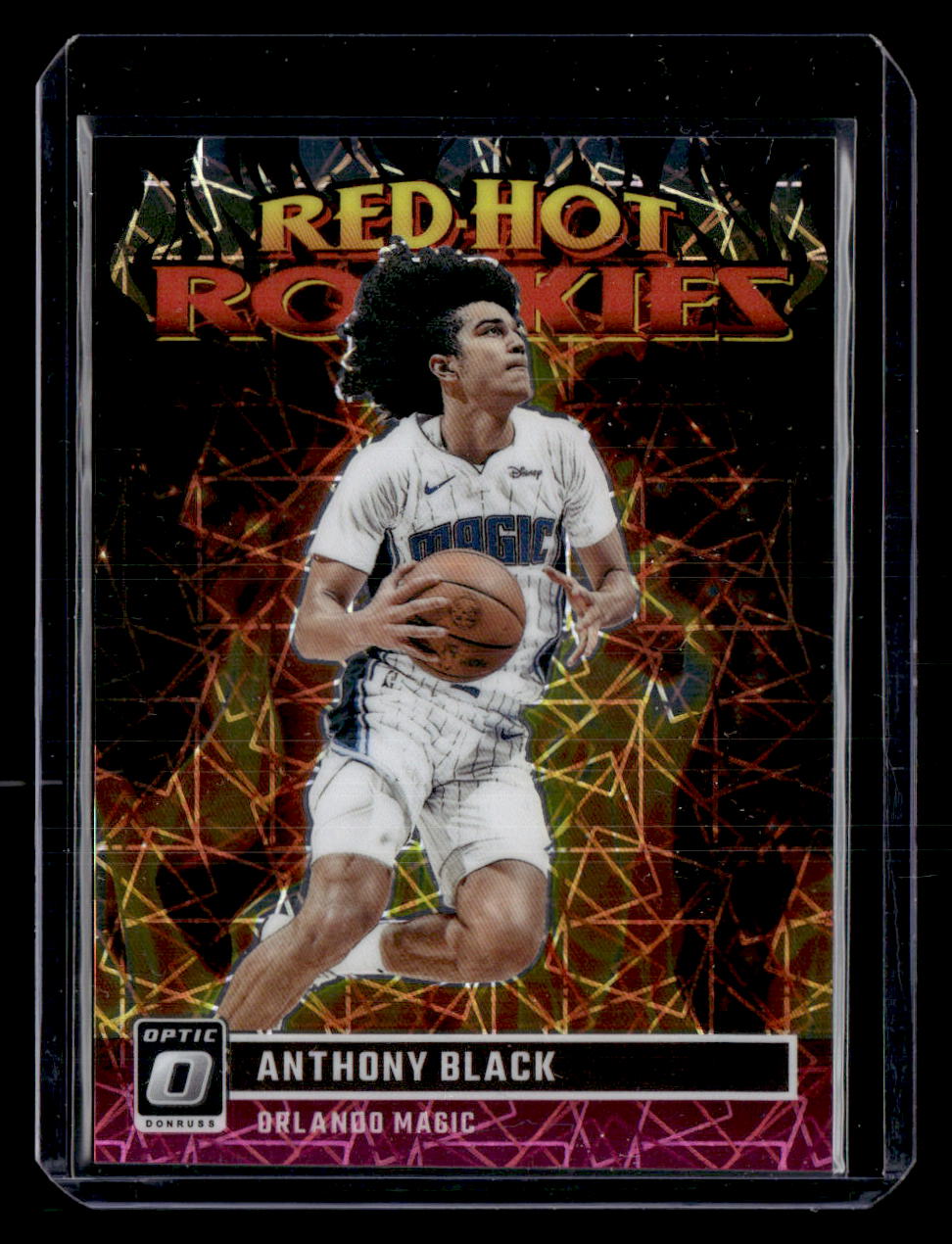 2023-24 Donruss Optic #10 Anthony Black Red Hot Rookies Pink Velocity #/79