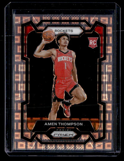 2023-24 Panini Prizm #150 Amen Thompson Prizms Premium Factory Set #/150