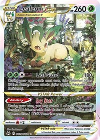 pokemon Crown Zenith: Galarian Gallery Leafeon VSTAR