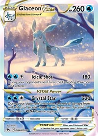 Pokemon SWSH: Crown Zenith: Galarian Gallery Glaceon VSTAR