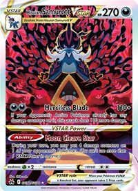 pokemon Crown Zenith: Galarian Gallery Hisuian Samurott VSTAR