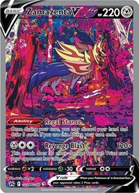 Pokemon SWSH: Crown Zenith: Galarian Gallery Zamazenta V
