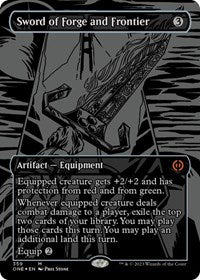 MTG Phyrexia: All Will Be One Sword of Forge and Frontier (Oil Slick Raised Foil)