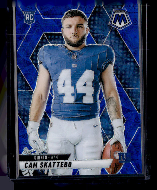 2025 Panini Mosaic #271 Cam Skattebo Blue Scope