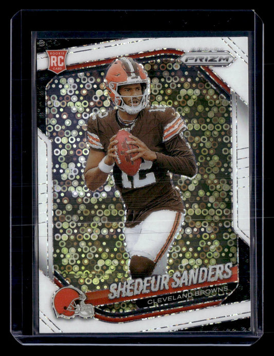 2025 Panini Prizm #302 Shedeur Sanders White Disco
