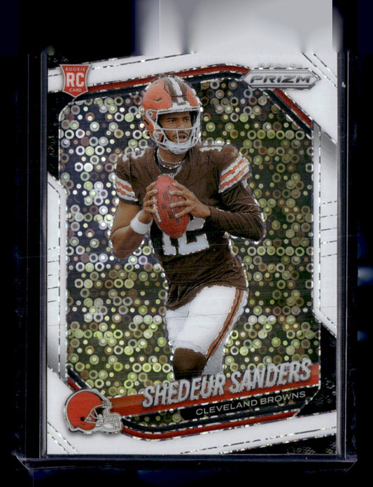 2025 Panini Prizm #302 Shedeur Sanders White Disco