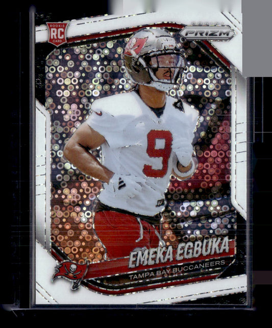 2025 Panini Prizm #351 Emeka Egbuka White Disco