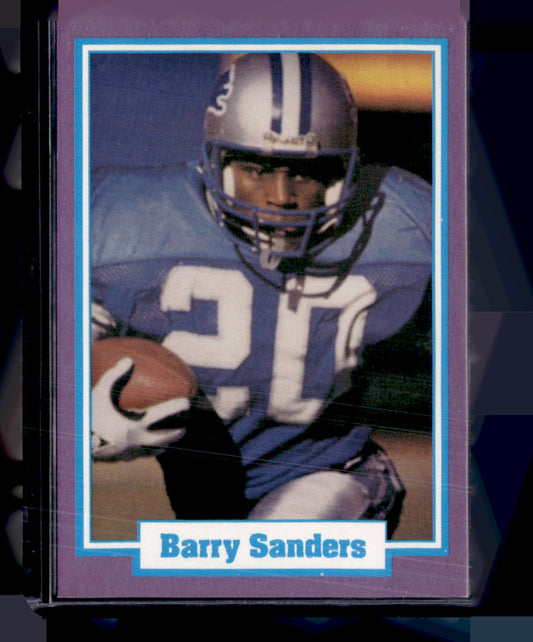 1990 Premier Sports Stars Limited Edition #NNO Barry Sanders Purple Border