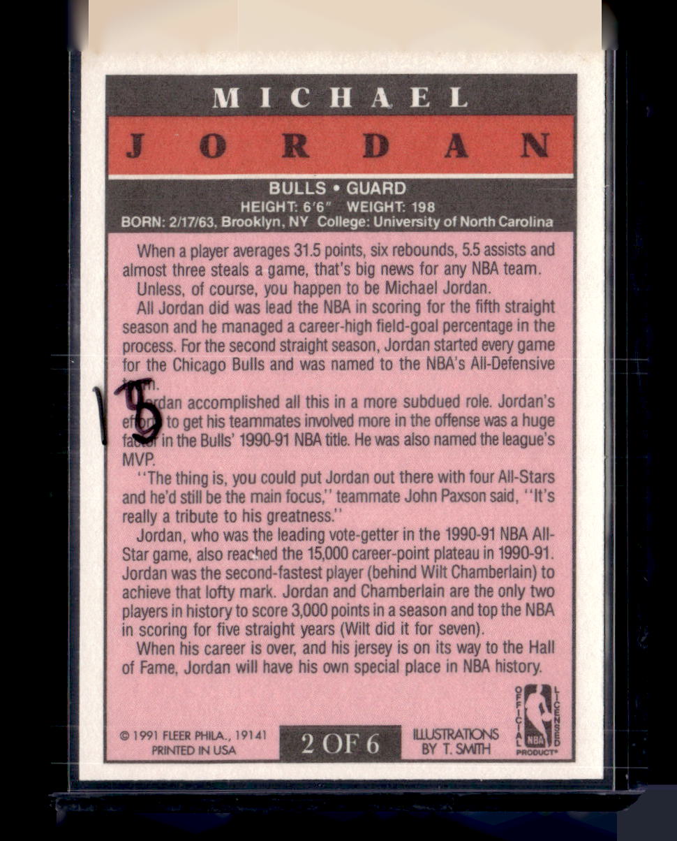 1991-92 Fleer #2 Michael Jordan Pro-Visions