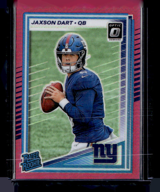 2025 Donruss Optic #273 Jaxson Dart Pink