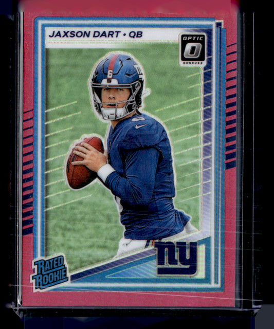 2025 Donruss Optic #273 Jaxson Dart Pink