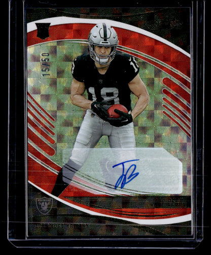 2025 Panini Absolute #128 Jack Bech Signature Rookies Orange Mosaic #/50