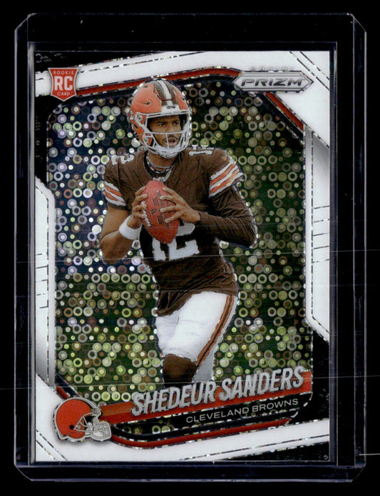 2025 Panini Prizm #302 Shedeur Sanders White Disco