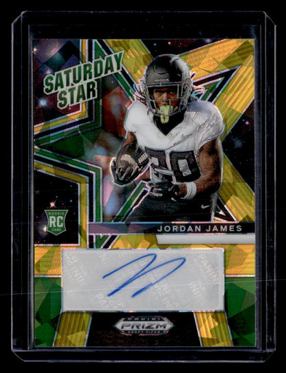 2025 Panini Prizm Draft Picks #SSS-JJS Jordan James Saturday Stars Autographs