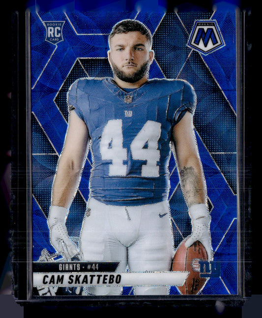 2025 Panini Mosaic #271 Cam Skattebo Blue Scope