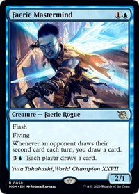MTG March of the Machine Faerie Mastermind