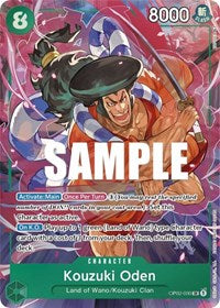 One Piece Paramount War Kouzuki Oden (Alternate Art)