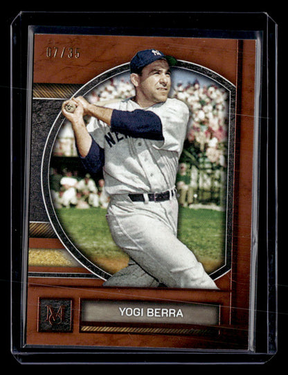 2025 Topps Museum Collection #53 Yogi Berra Bronze #/35