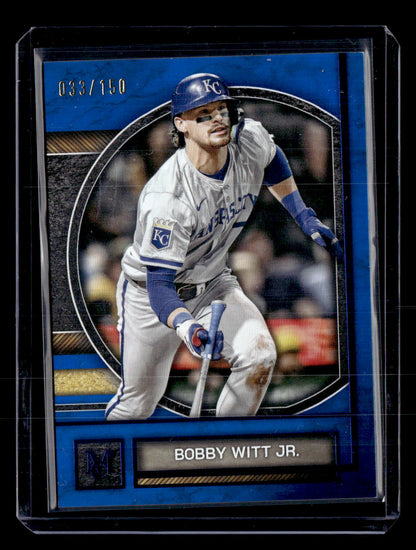 2025 Topps Museum Collection #65 Bobby Witt Jr. Sapphire #/150