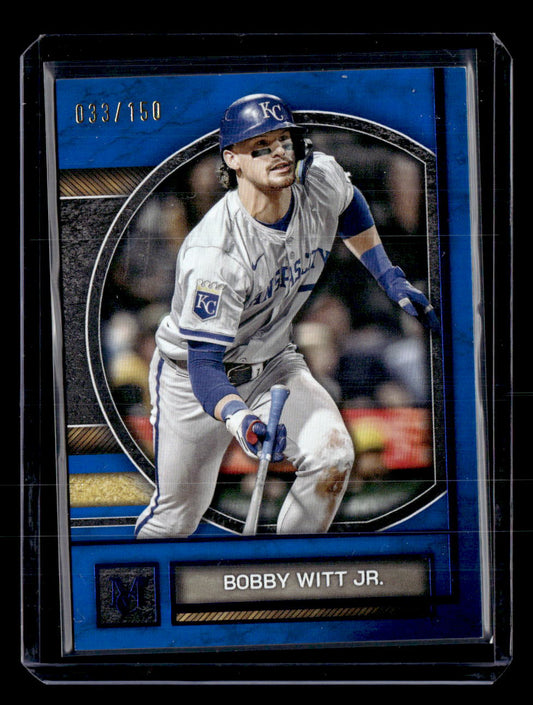 2025 Topps Museum Collection #65 Bobby Witt Jr. Sapphire #/150