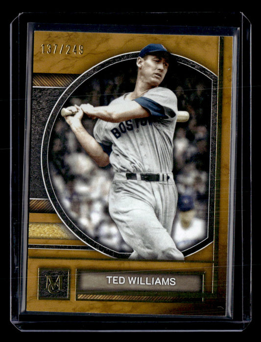 2025 Topps Museum Collection #16 Ted Williams Gold #/249