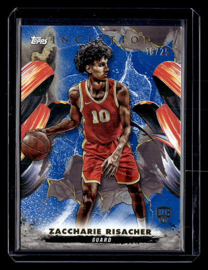 2024-25 Topps Inception #1 Zaccharie Risacher Blue #/25