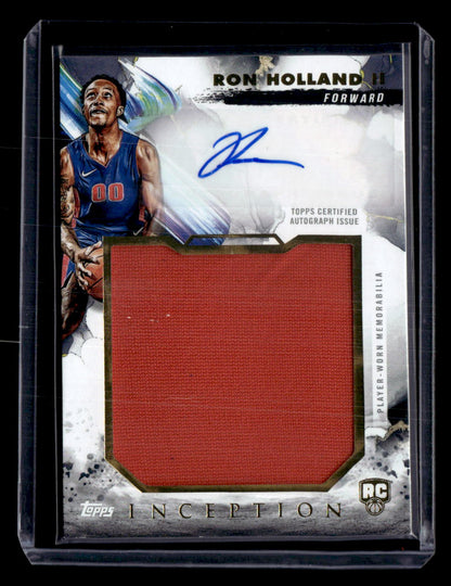 2024-25 Topps Inception #RJR-RH Ron Holland II Rookie Jumbo Relics