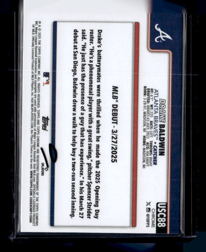2025 Topps Chrome Update Sapphire Edition #USC88 Drake Baldwin