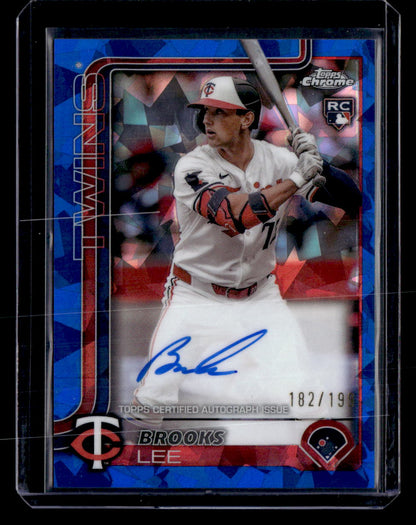 2025 Topps Chrome Update Sapphire Edition #USA-BL Brooks Lee Sapphire Auto