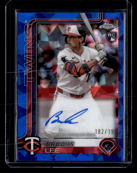 2025 Topps Chrome Update Sapphire Edition #USA-BL Brooks Lee Sapphire Auto