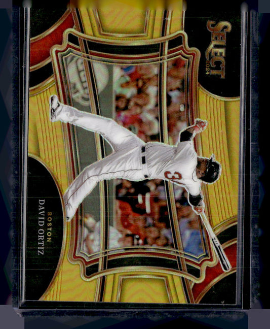 2024 Panini Select #46 David Ortiz Gold Prizms #/10