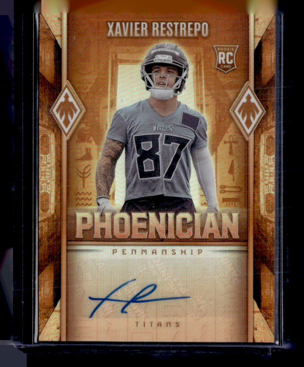 2025 Panini Phoenix #PHP-XRO Xavier Restrepo Phoenician Penmanship