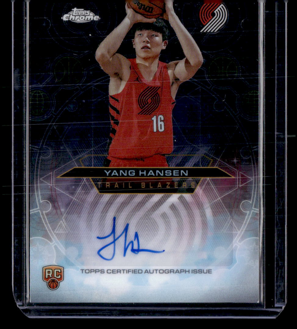 2025-26 Topps Chrome #CHR-YH Yang Hansen Chromographs Rookies