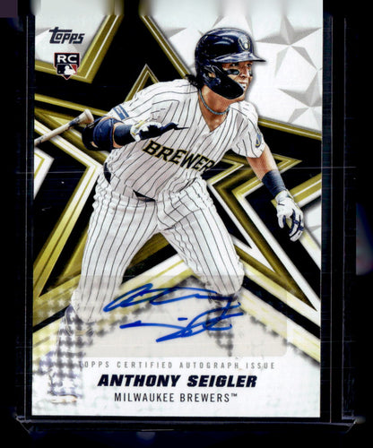 2026 Topps #BSA-AS Anthony Seigler Baseball Stars Autographs (Series One)