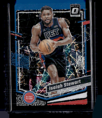 2023-24 Donruss Optic #177 Isaiah Stewart Black Velocity #/39