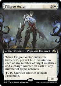 MTG Commander: March of the Machine Filigree Vector (Extended Art)