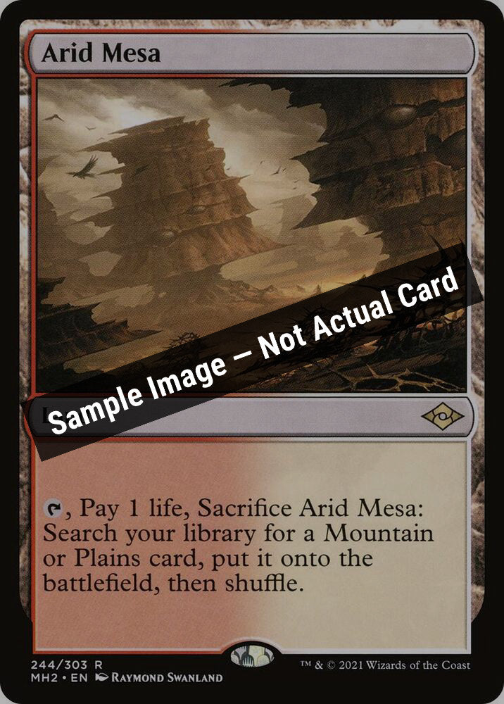 Magic,Modern Horizons 2,Arid Mesa - 244,Normal,Near Mint — Sample Image, Not Actual Card