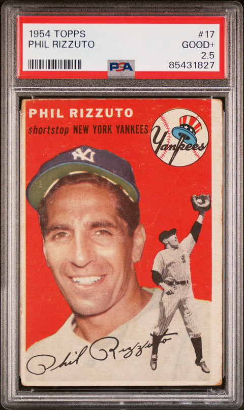 1954 Topps #17 Phil Rizzuto PSA 2.5