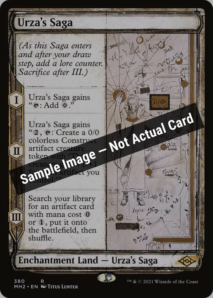 Magic,Modern Horizons 2,Urza's Saga (Showcase) - 380,Normal,Near Mint — Sample Image, Not Actual Card